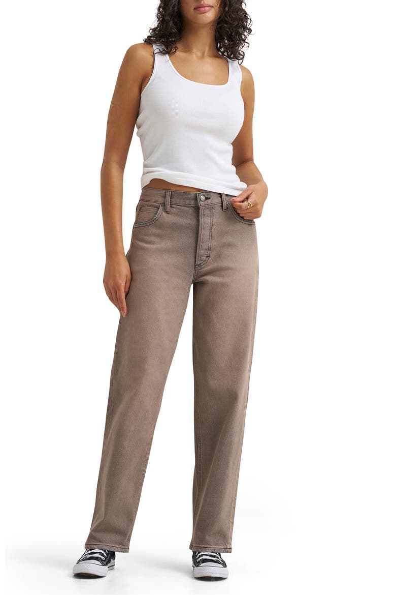 Low Slung Slouch Straight Leg Jeans, Alternate, color, PUZZLE FADE