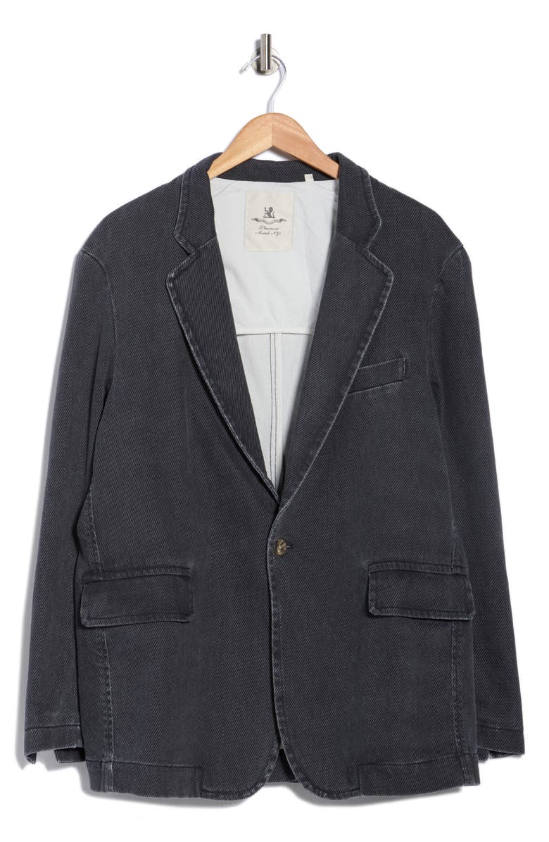 DENIMIST Deconstructed Corduroy Blazer, Alternate, color, Printed Indigo