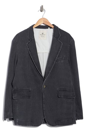 Denimist Deconstructed Corduroy Blazer In Blue