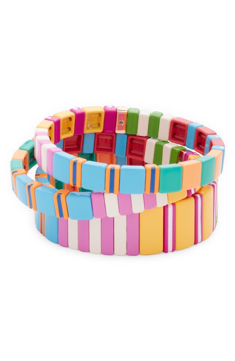 ROXANNE ASSOULIN Feeling Groovy Set of 3 Bracelets, Main, color,