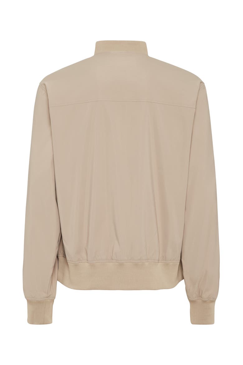 Nylon Bomber Jacket Men, Alternate, color, beige