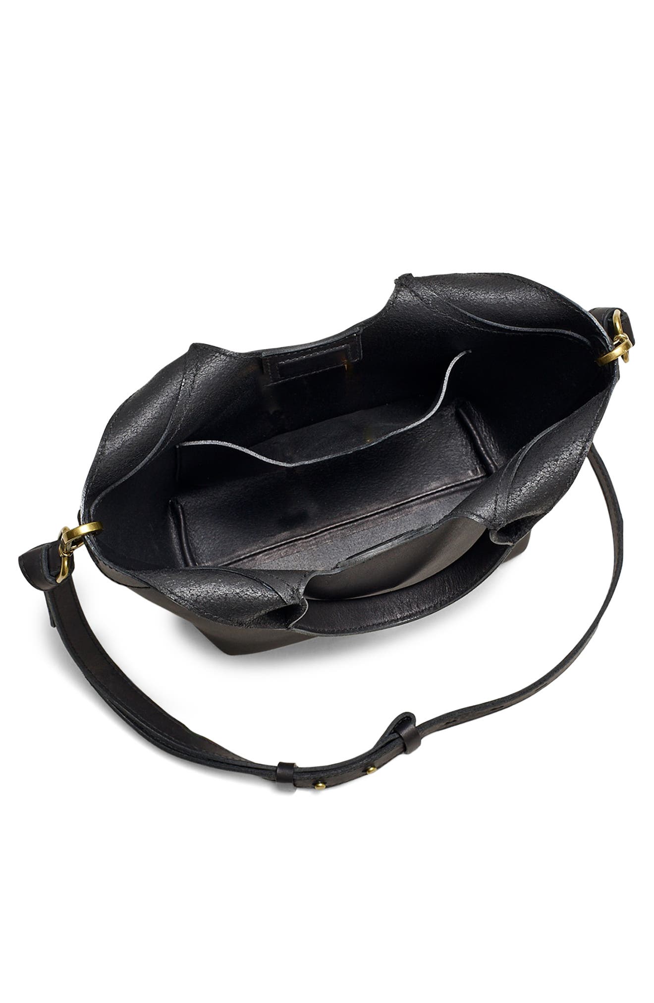 Madewell The Mini Sydney Cutout Leather Tote, Alternate, color, 