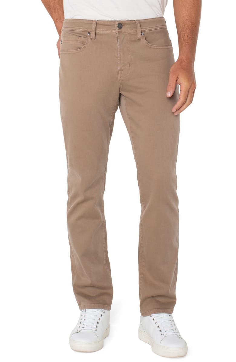 Liverpool Los Angeles Kingston Modern Straight Leg Jeans, Main, color, Taupe