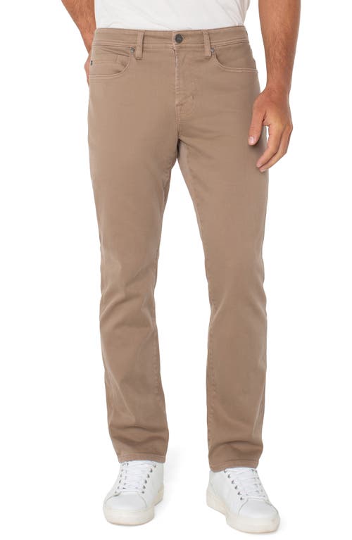 Liverpool Kingston Modern Straight Leg Jeans In Brown