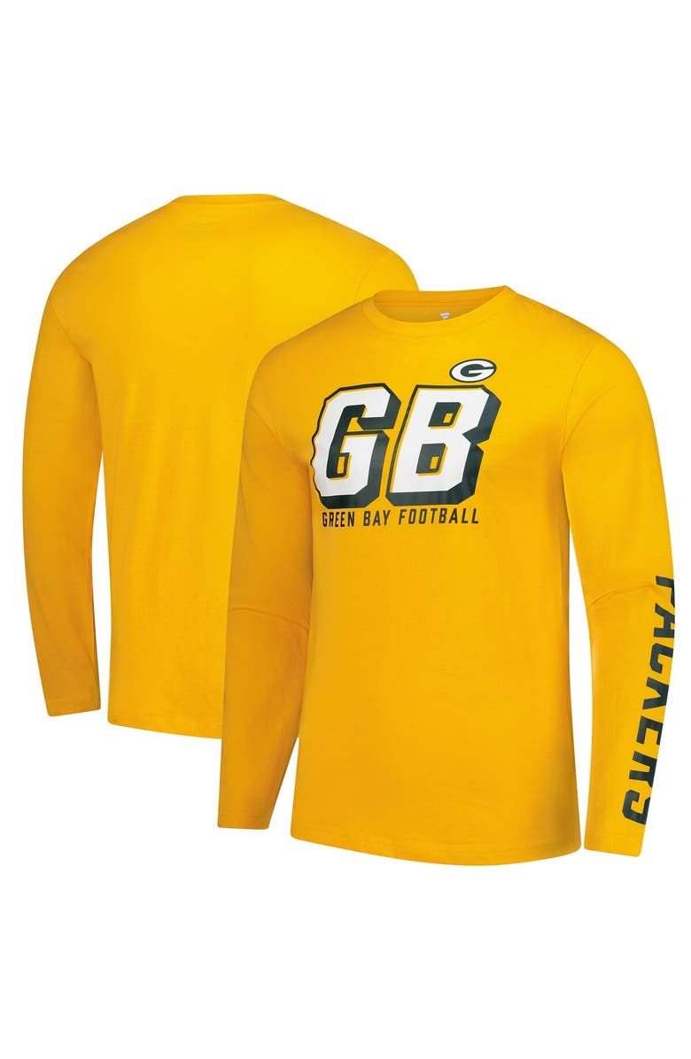 FANATICS Men's Fanatics Gold Green Bay Packers Long Sleeve T-Shirt, Alternate, color, Gold