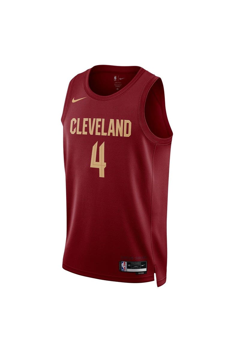 Unisex Nike Evan Mobley Wine Cleveland Cavaliers Swingman Jersey - Icon Edition, Alternate, color, Burgundy