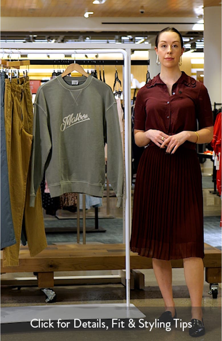 Grayson Logo Cotton Graphic Sweatshirt, sales video thumbnail