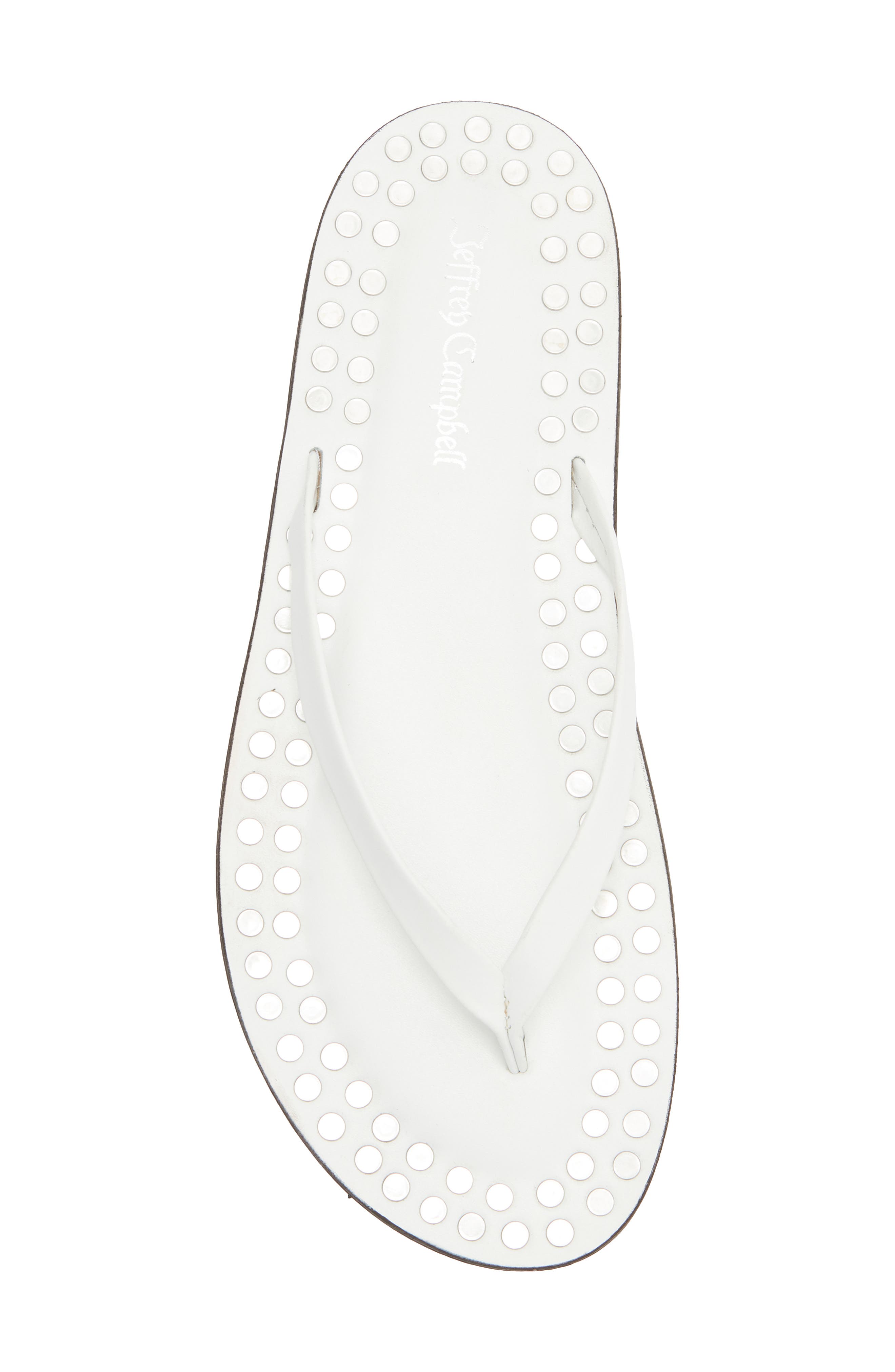Katrina Flip Flop, Alternate, color, WHITE SILVER