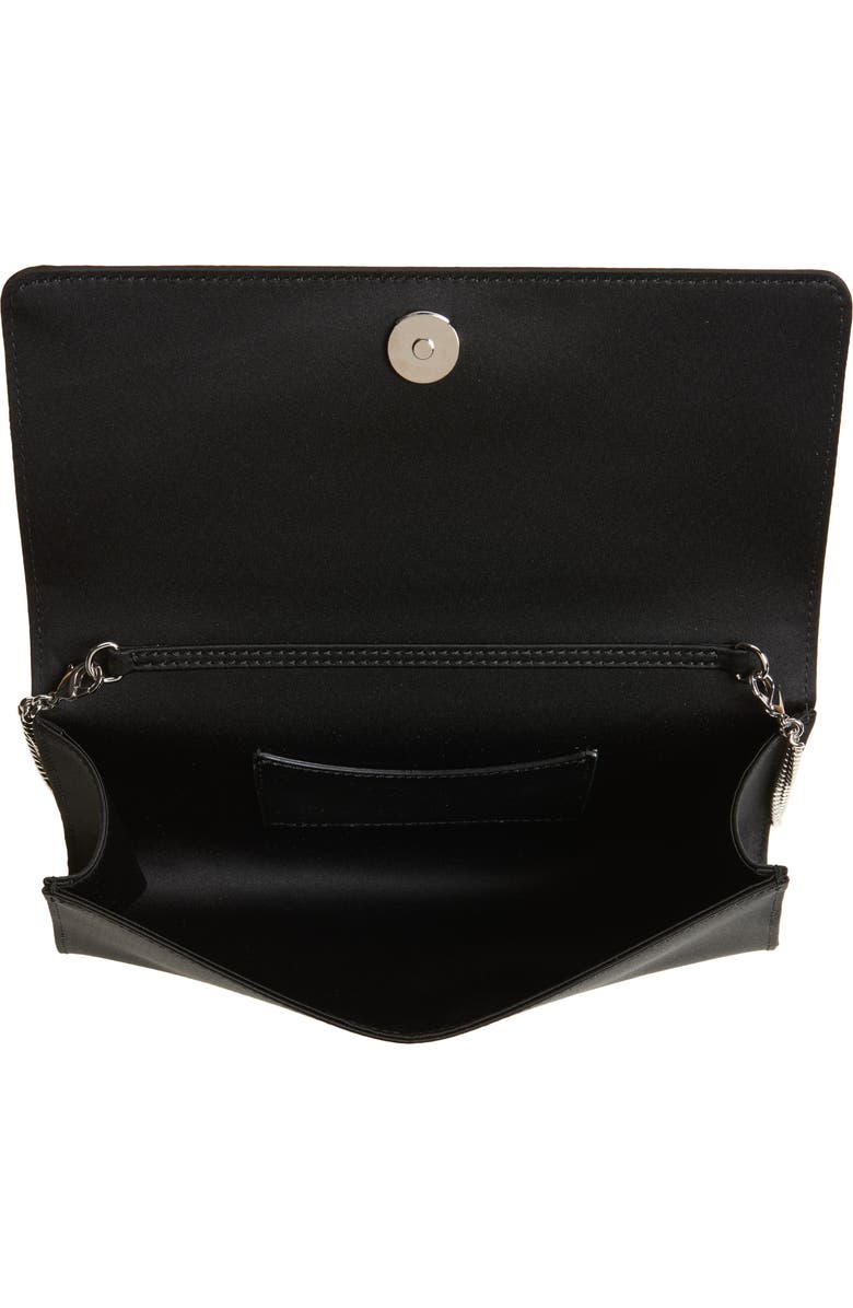 Stella McCartney Falabella Eco Satin Clutch, Alternate, color,