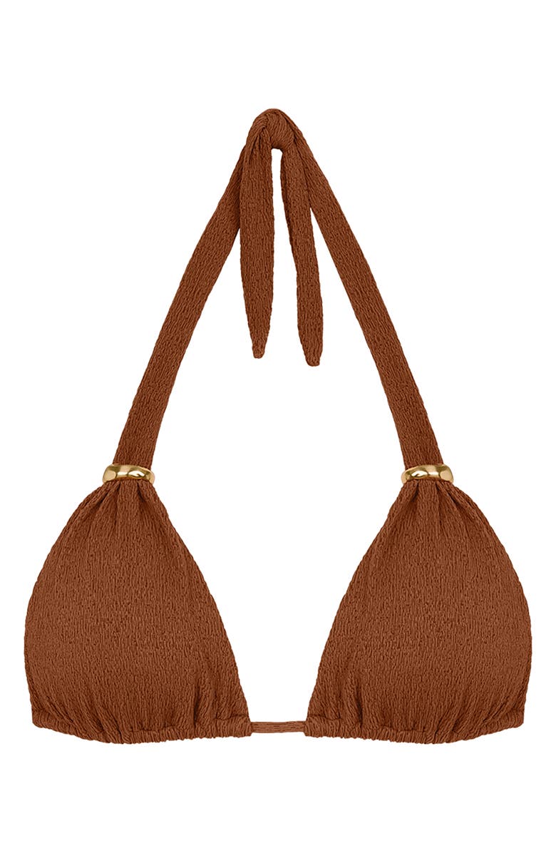 ViX Paula Hermanny Firenze Bia Tube Bikini Top, Alternate, color, Brown