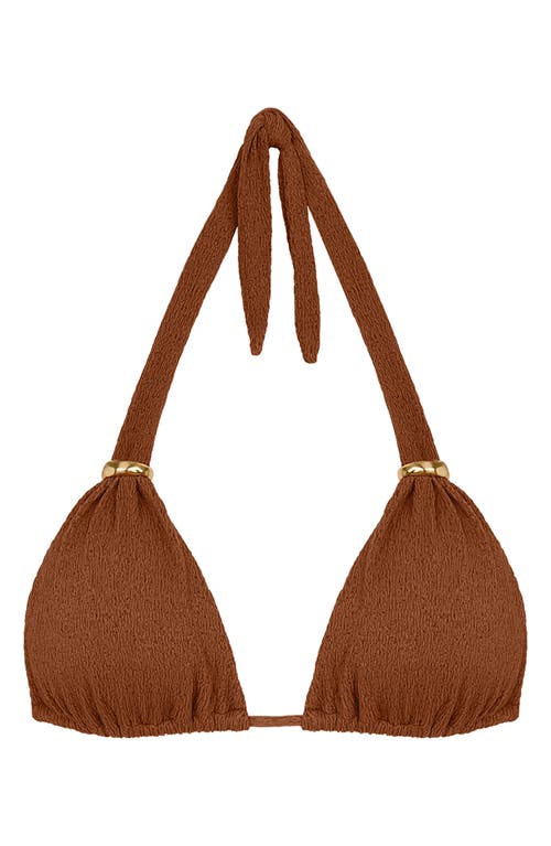 Vix Paula Hermanny Firenze Bia Tube Bikini Top In Brown