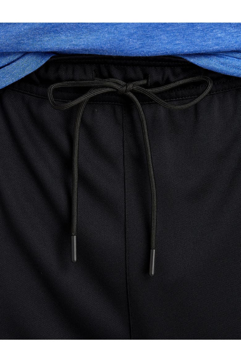 Big & Tall Performance Double-Knit Shorts, Alternate, color, BLACK