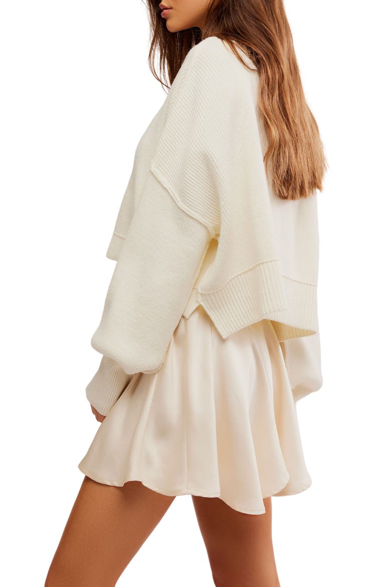 Easy Street Crop Pullover, Alternate, color, MOONGLOW