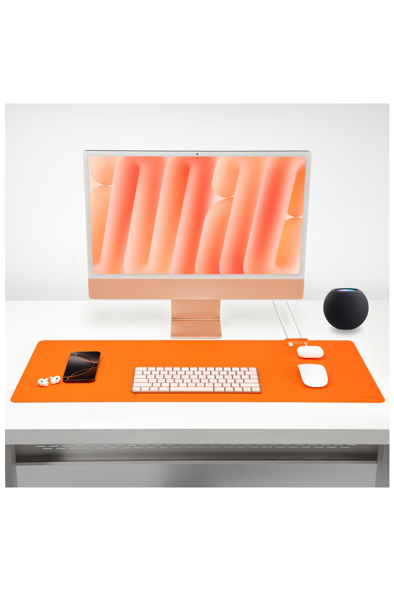 WorkPad with Magnetic Cable Manager, Alternate, color, Orange
