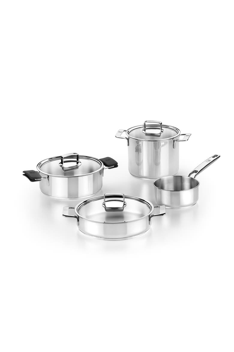 Signature Stainless Steel Professional Saucepan, 7-Inch, 1.85-Quart, Alternate, color, Silver