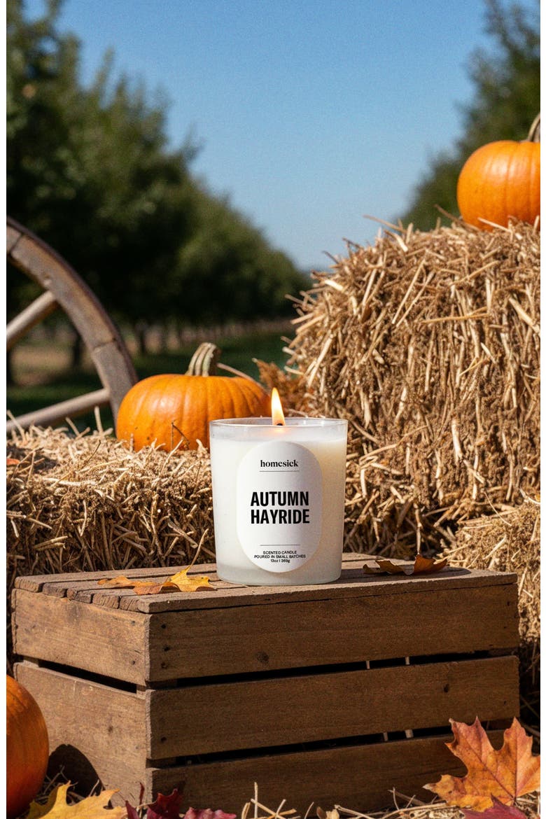 Autumn Hayride Candle, Alternate, color, NO COLOR