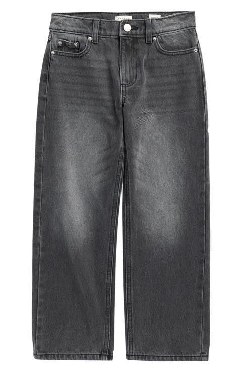 Kids' Washed Straight Leg Jeans