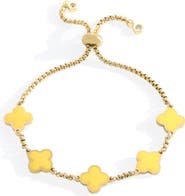 Mint & Lily Clover Enamel Bracelet