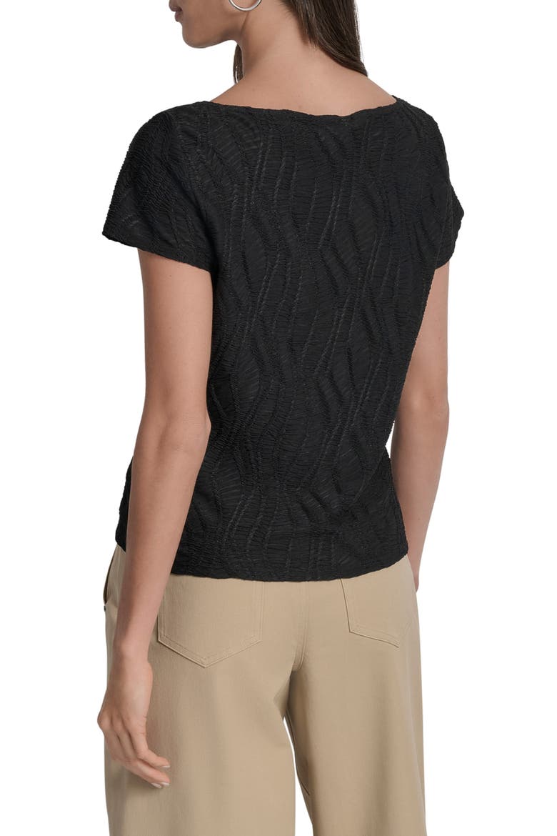Texture Knit Top, Alternate, color, BLACK