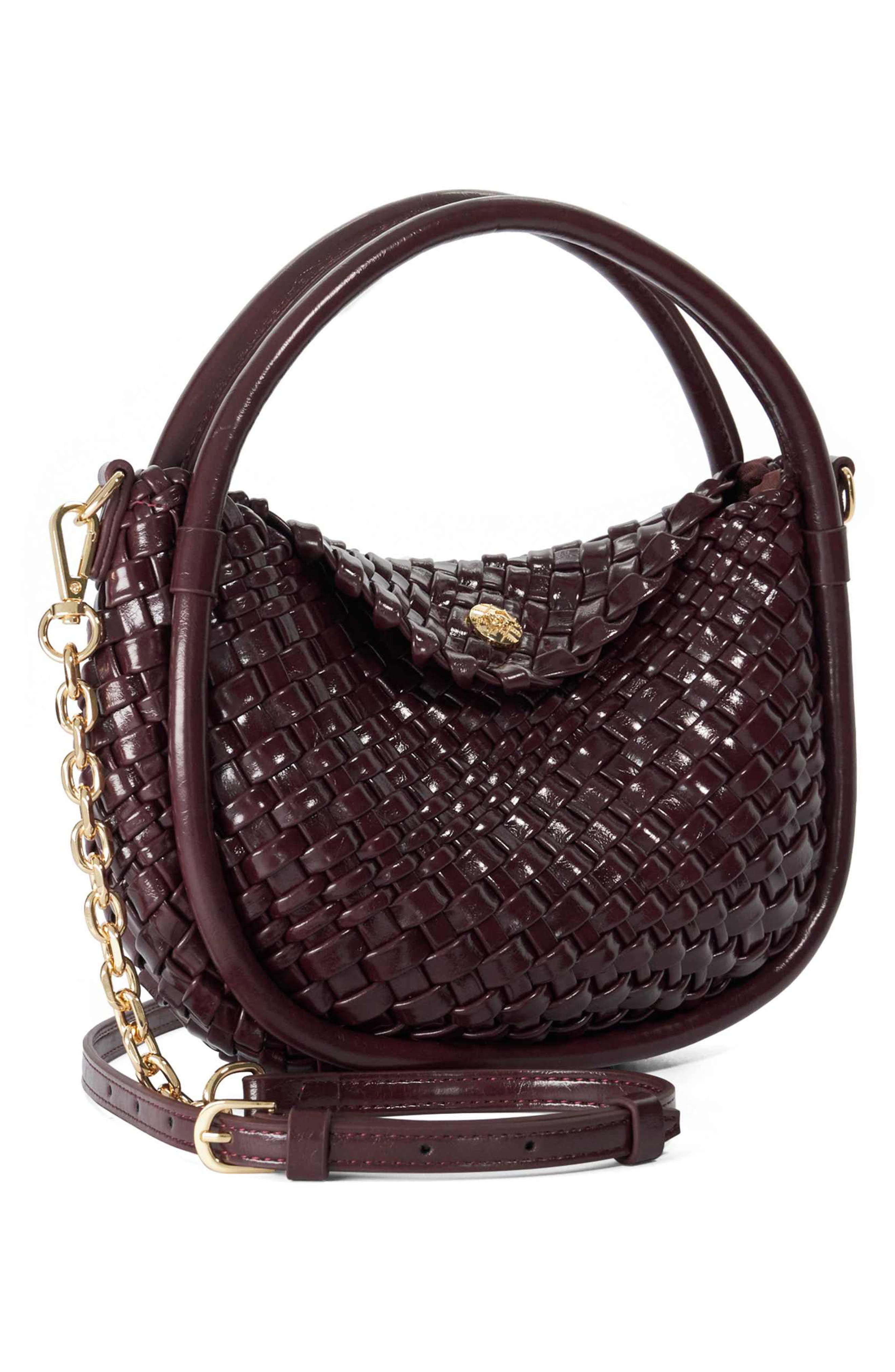 Dinideliberate Top Handle Bag, Alternate, color, BURGUNDY
