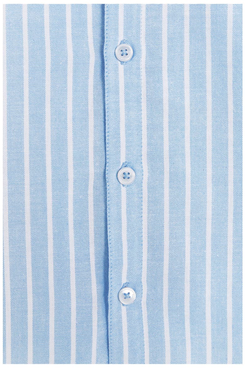 Roque Button-Front Shirt for Little Kid & Big Kid, Alternate, color, LIGHT-BLUE