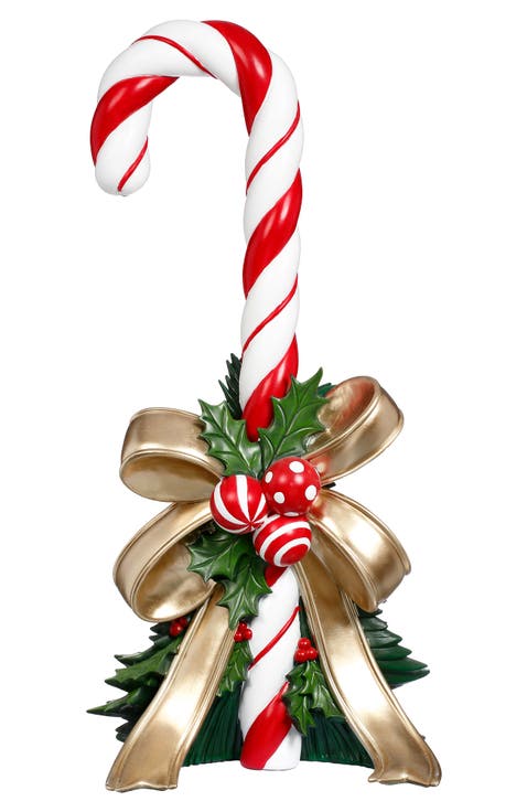 Candy Cane with Bow Tabletop, Large