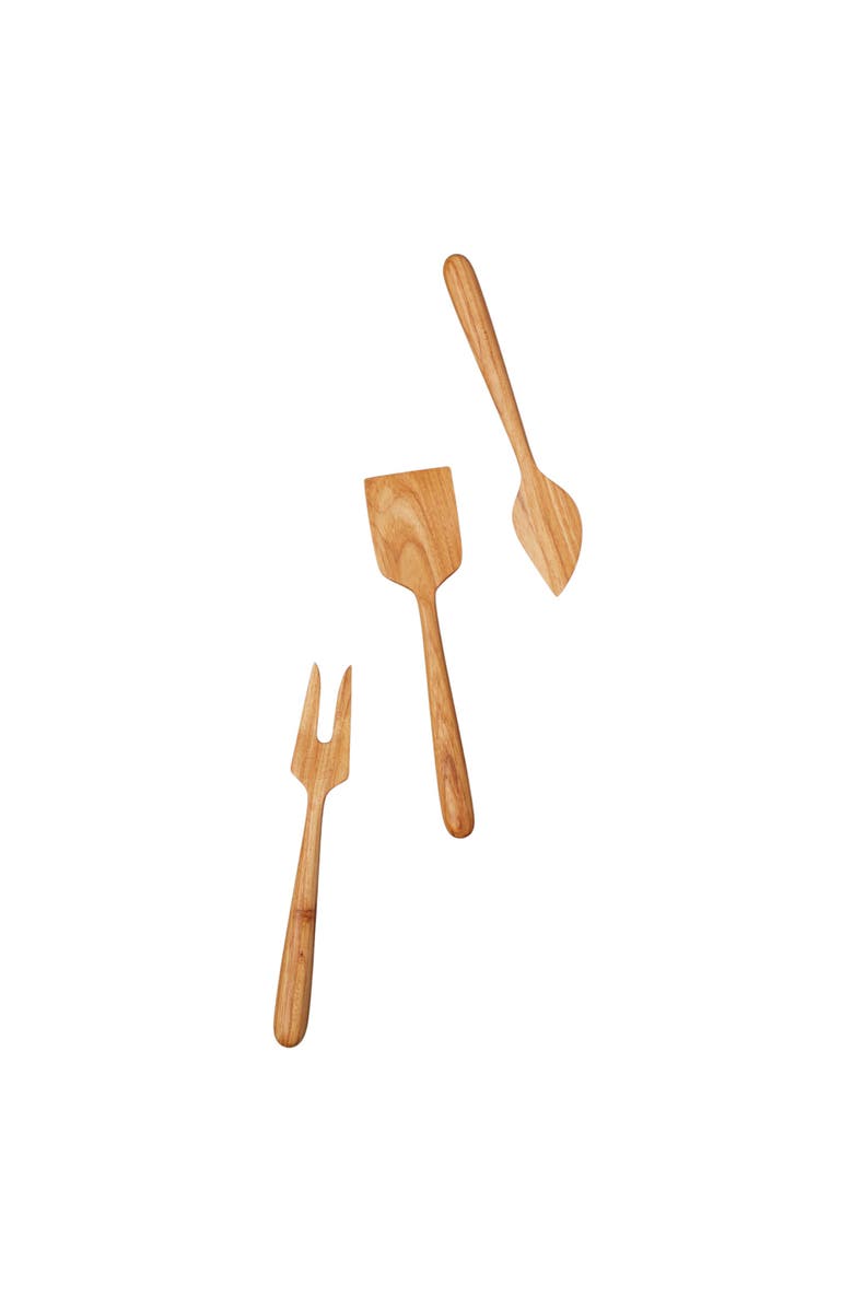 Be Home Teak Cheese Set, Main, color, Teak
