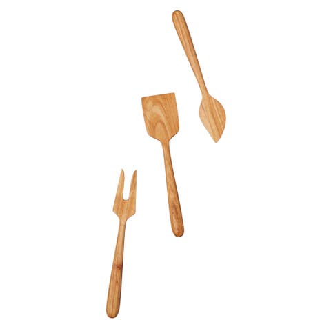 Teak Cheese Set