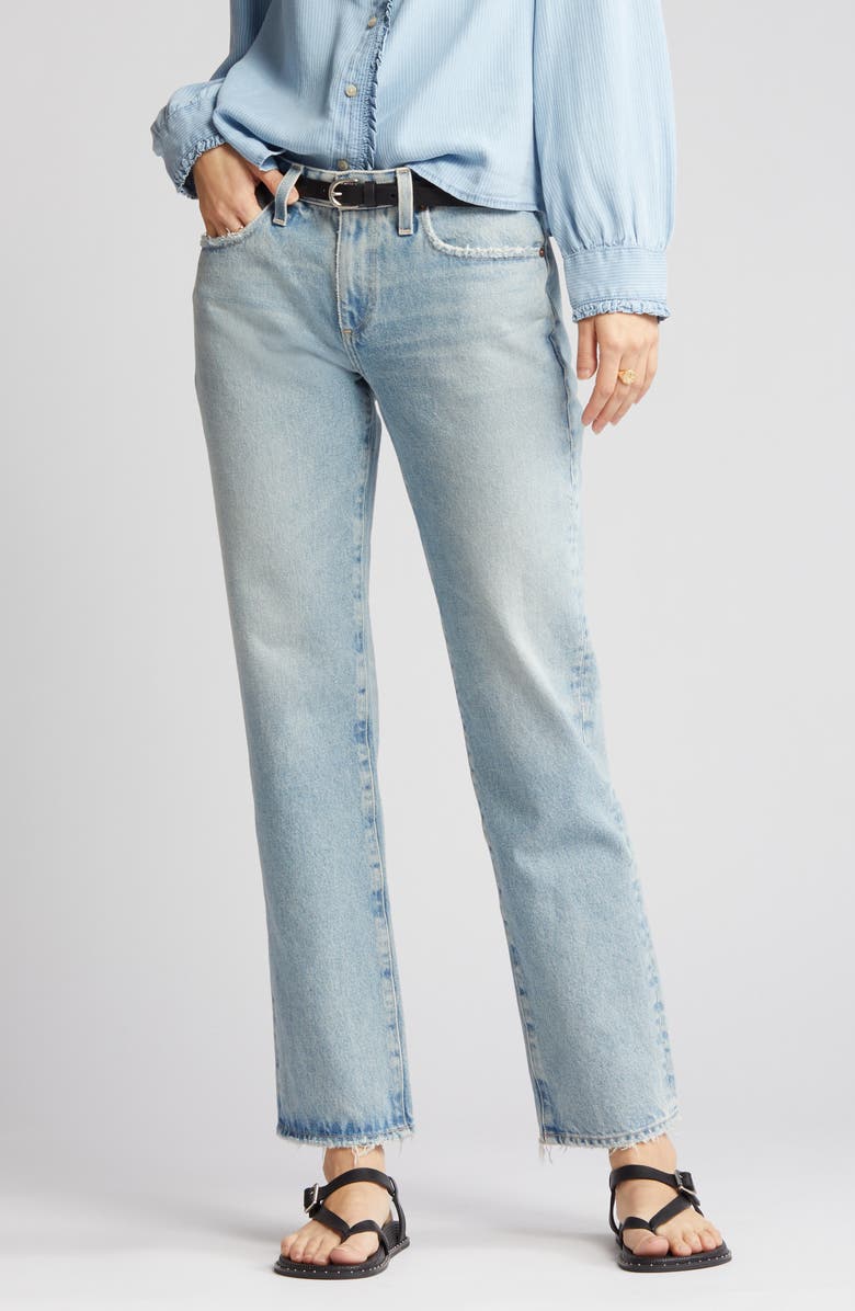 AG Remy Low Rise Straight Leg Jeans, Alternate, color, 21 Years Road Trip