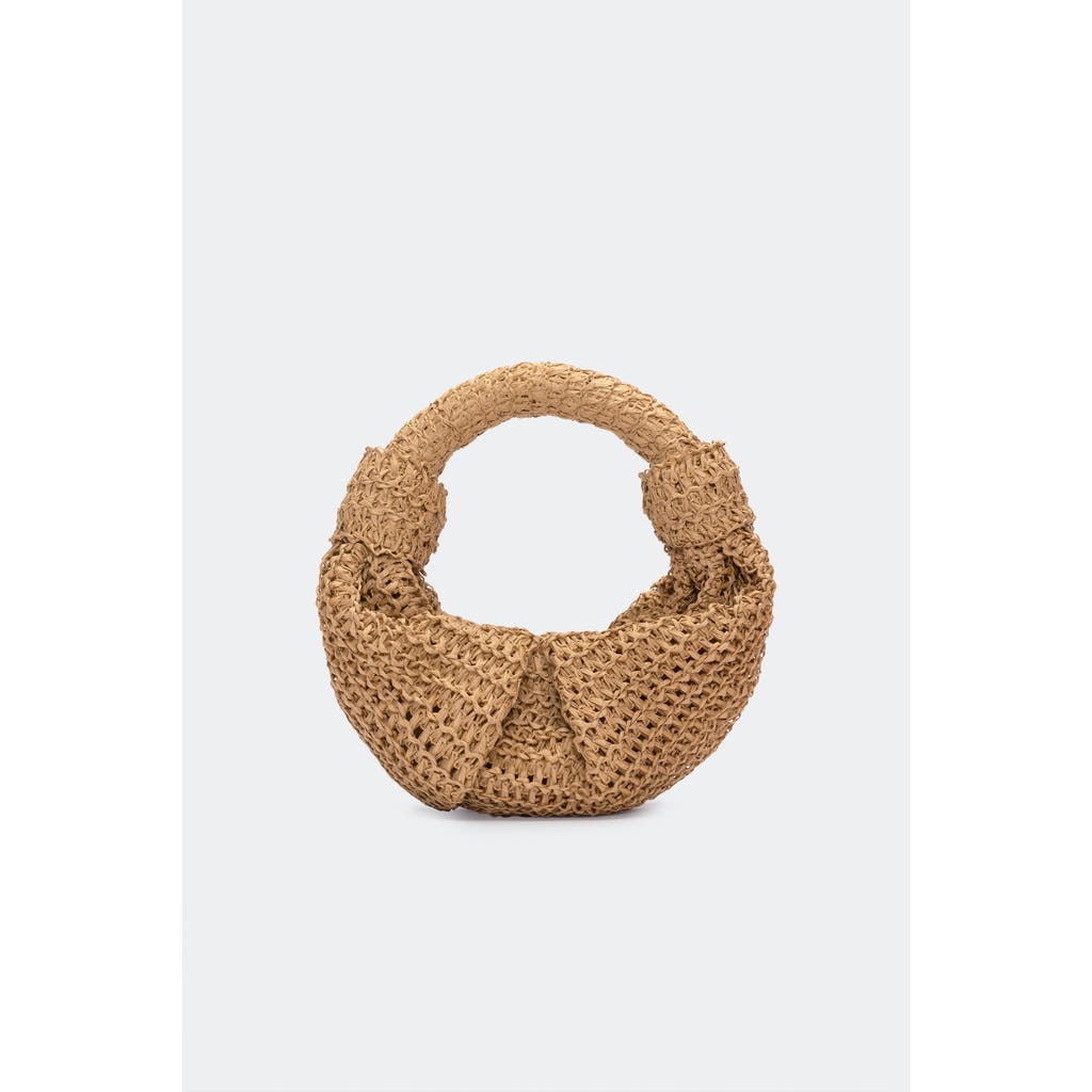 Simonmiller Raffia Lopsy Bag In Natural