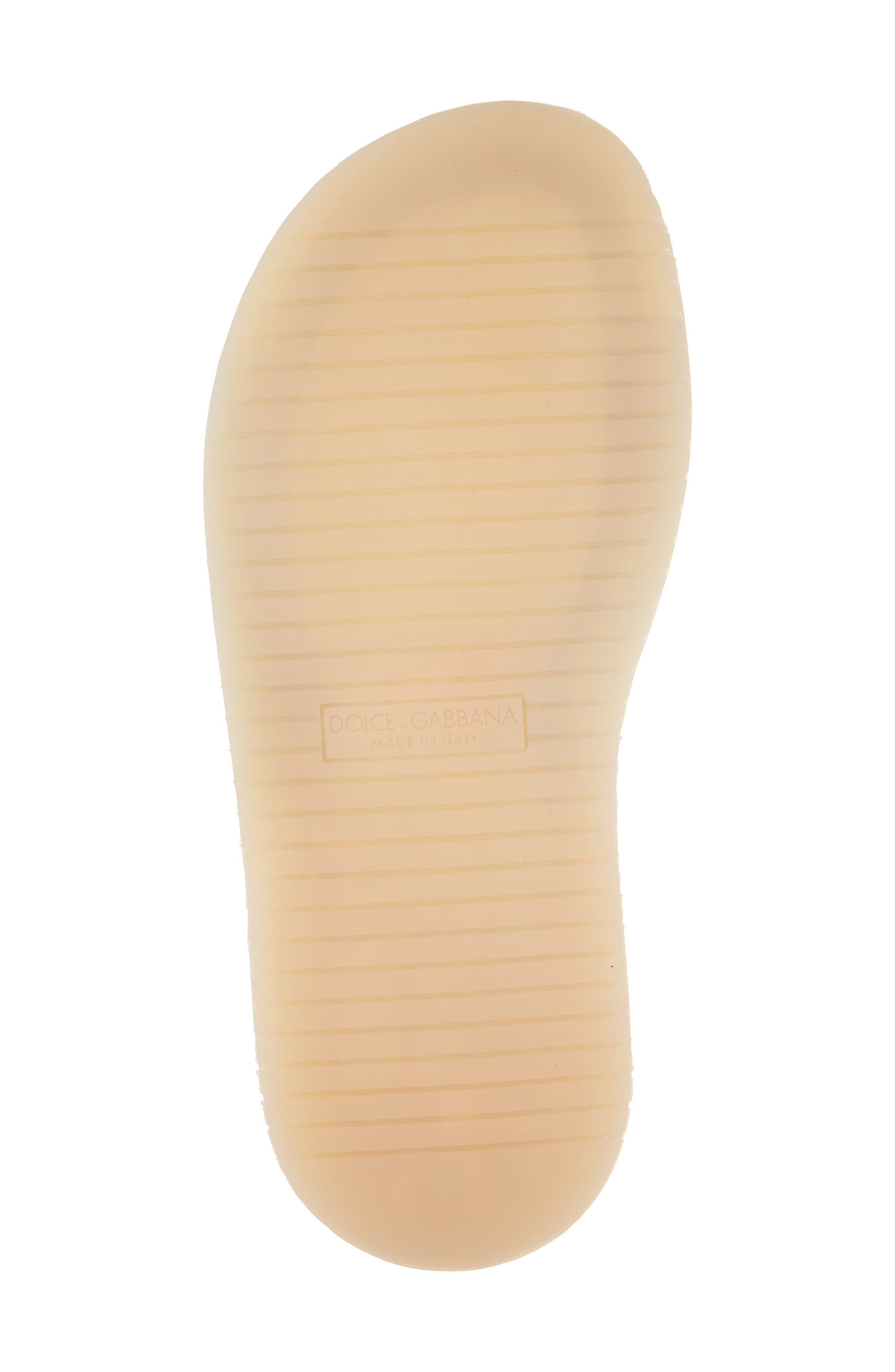 Dolce&Gabbana Crosta Slide Sandal, Alternate, color, 80024-Nocciola