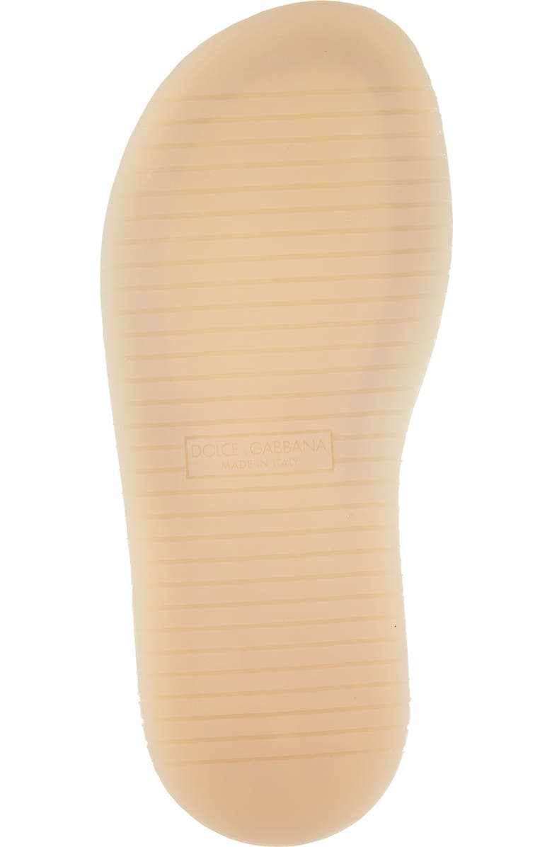 Dolce&Gabbana Crosta Slide Sandal, Alternate, color, 80024-Nocciola