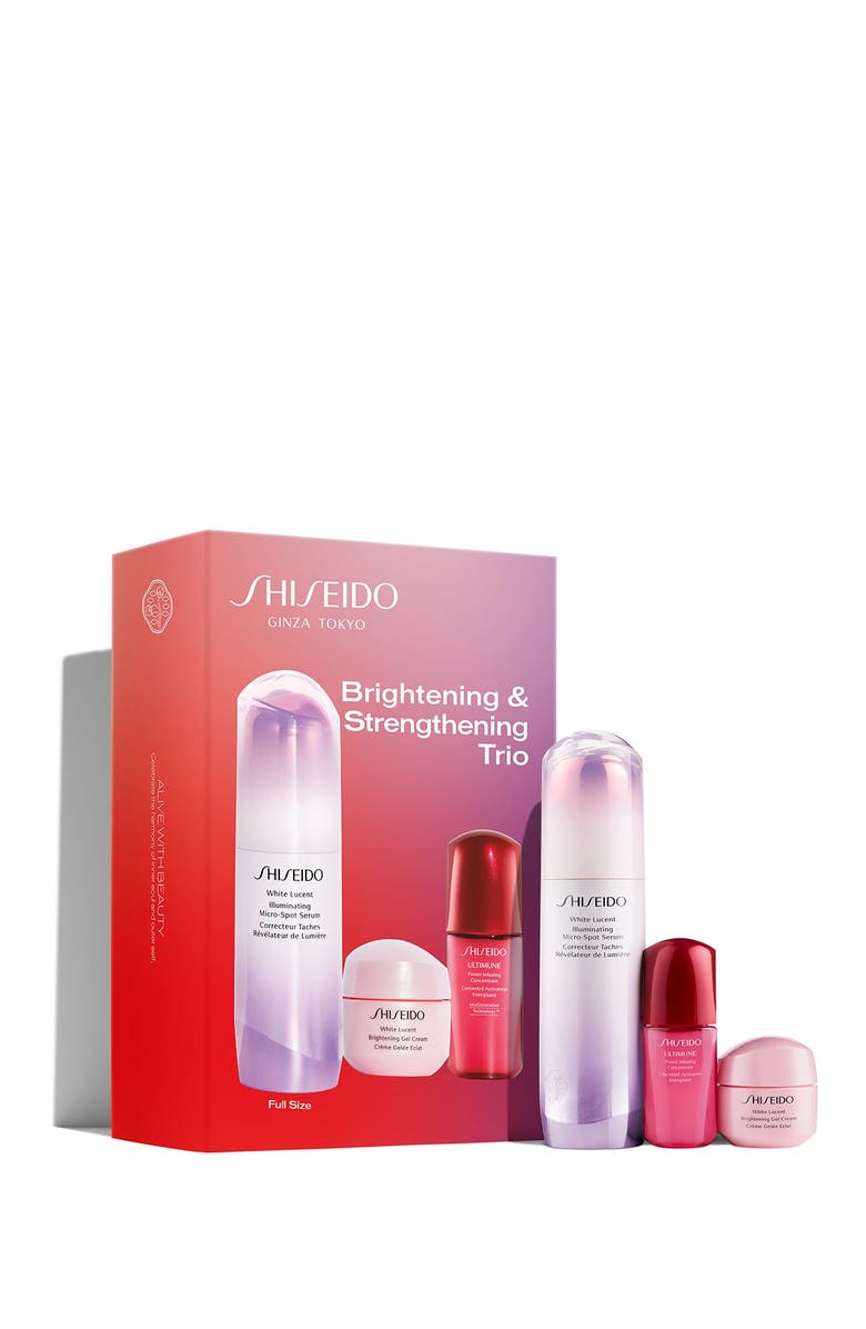 Shiseido Brightening + Strengthening Trio, Main, color,
