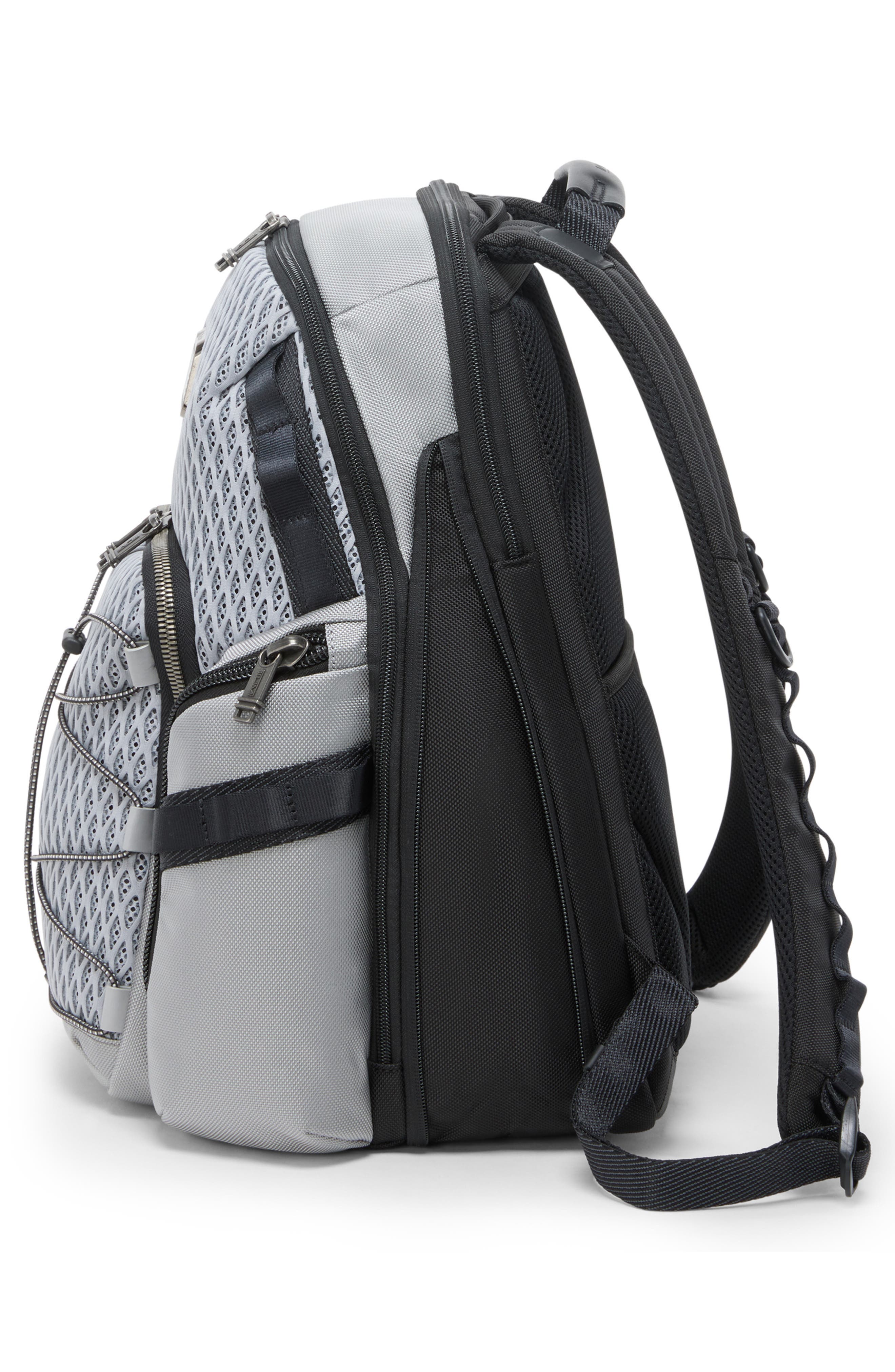 TUMI Navigation Backpack, Alternate, color, Pearl Grey Mesh