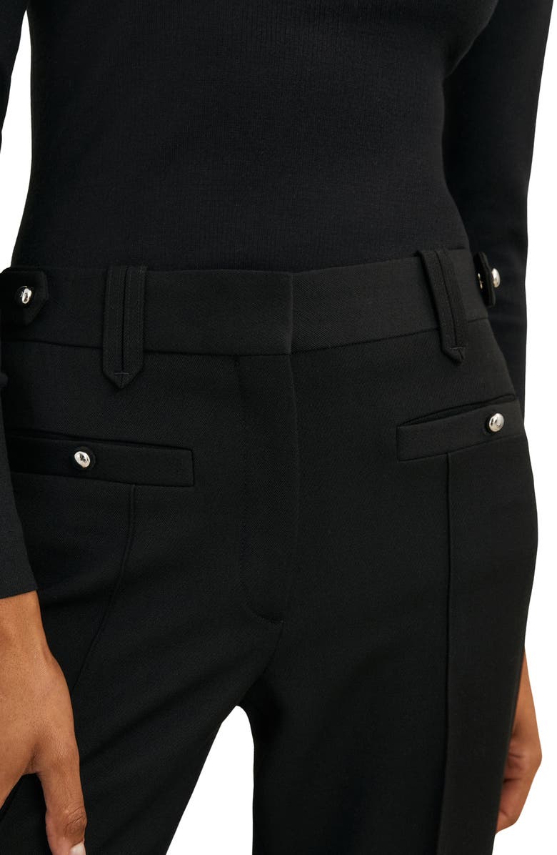 Reiss Atelier Athena Wool Pants, Alternate, color, Black