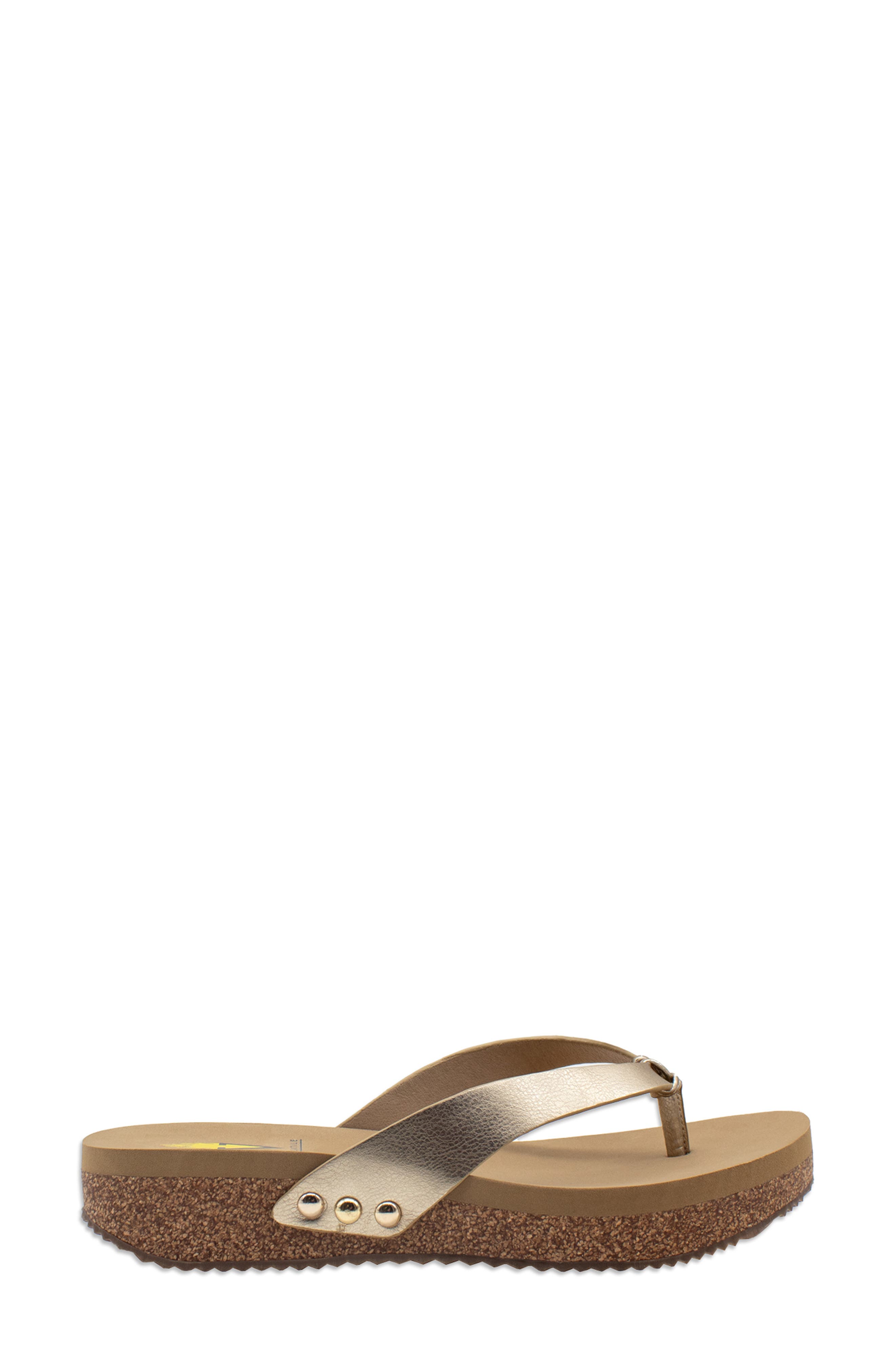 Volatile Reishi Platform Flip Flop, Alternate, color, 