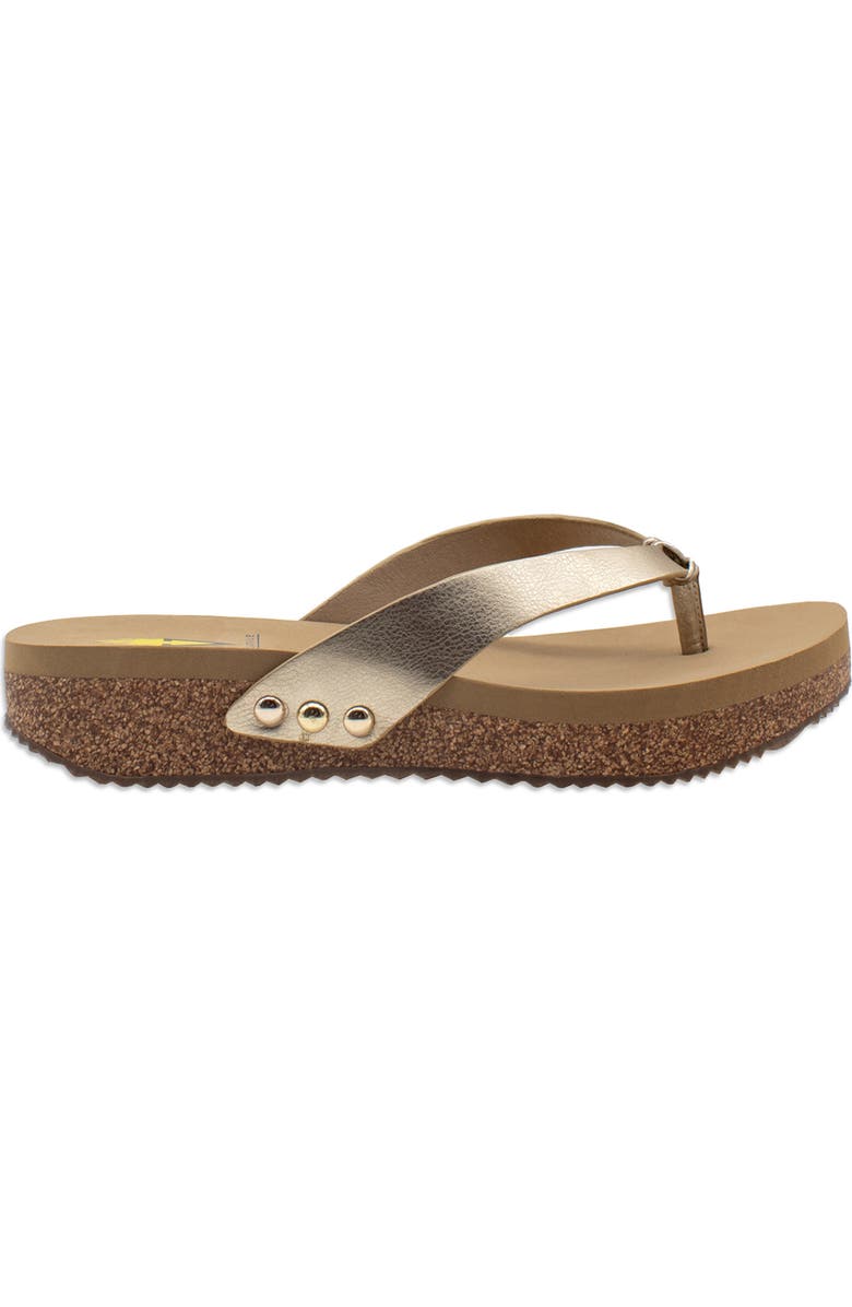 Volatile Reishi Platform Flip Flop, Alternate, color,