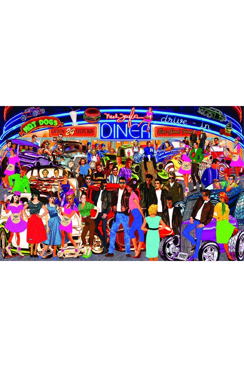 Cruisin 550 piece Jigsaw Puzzle for Adults, Alternate, color, Multicolor