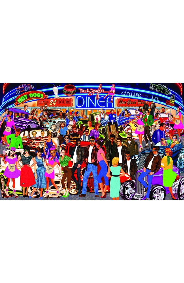 Sunsout Cruisin 550 piece Jigsaw Puzzle for Adults, Alternate, color, Multicolor