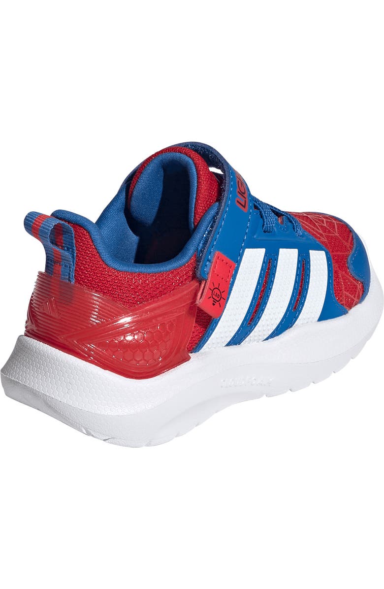 adidas x Marvel<sup>®</sup> Kids' Lightorama Spider-Man Light-Up Sneaker, Alternate, color, Scarlet/ White/ Bright Royal
