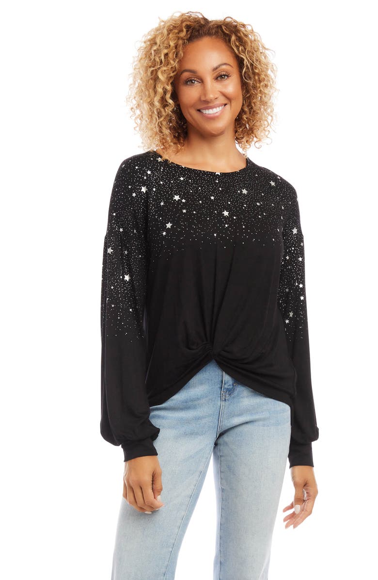 Karen Kane Star Print Top, Alternate, color,