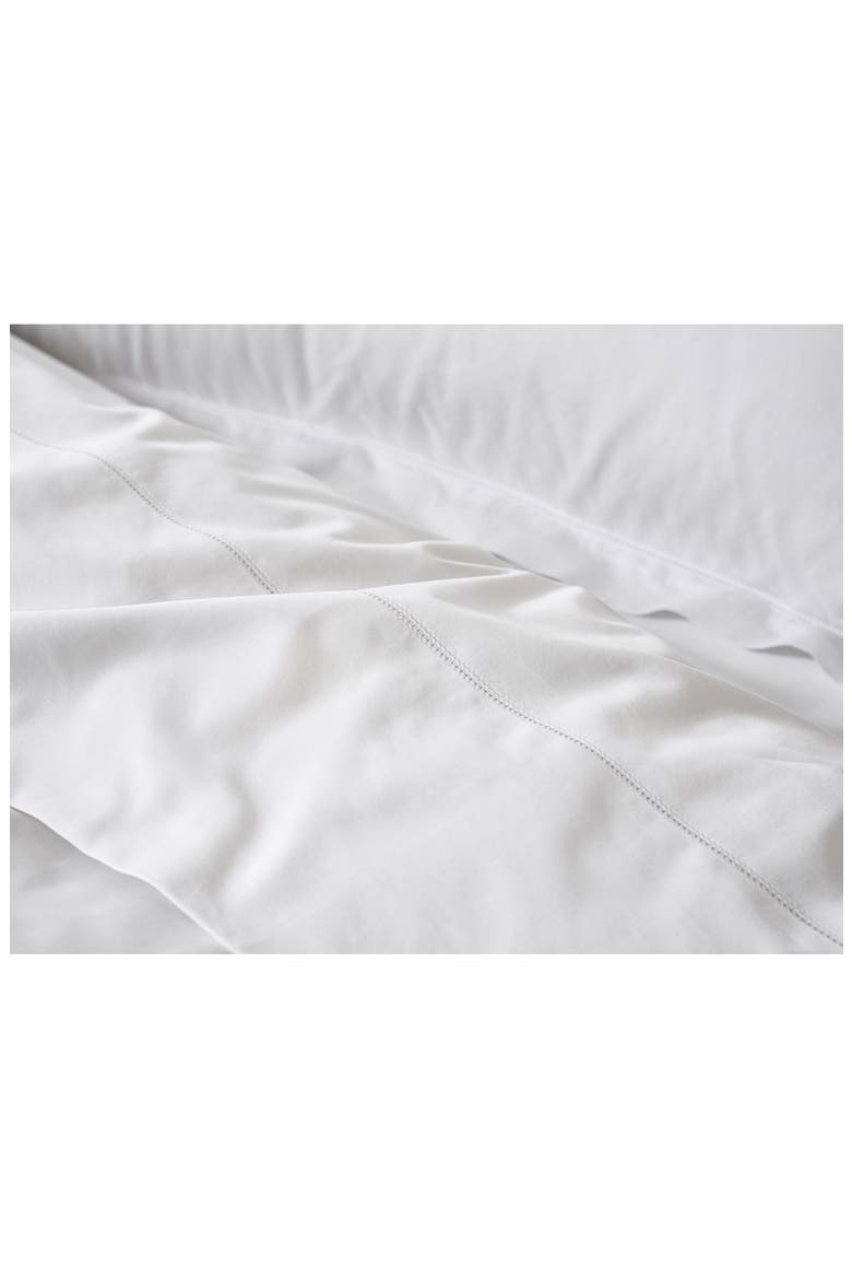 Heirloom Organic Cotton Sateen Sheet Set, Alternate, color, ALPINE WHITE