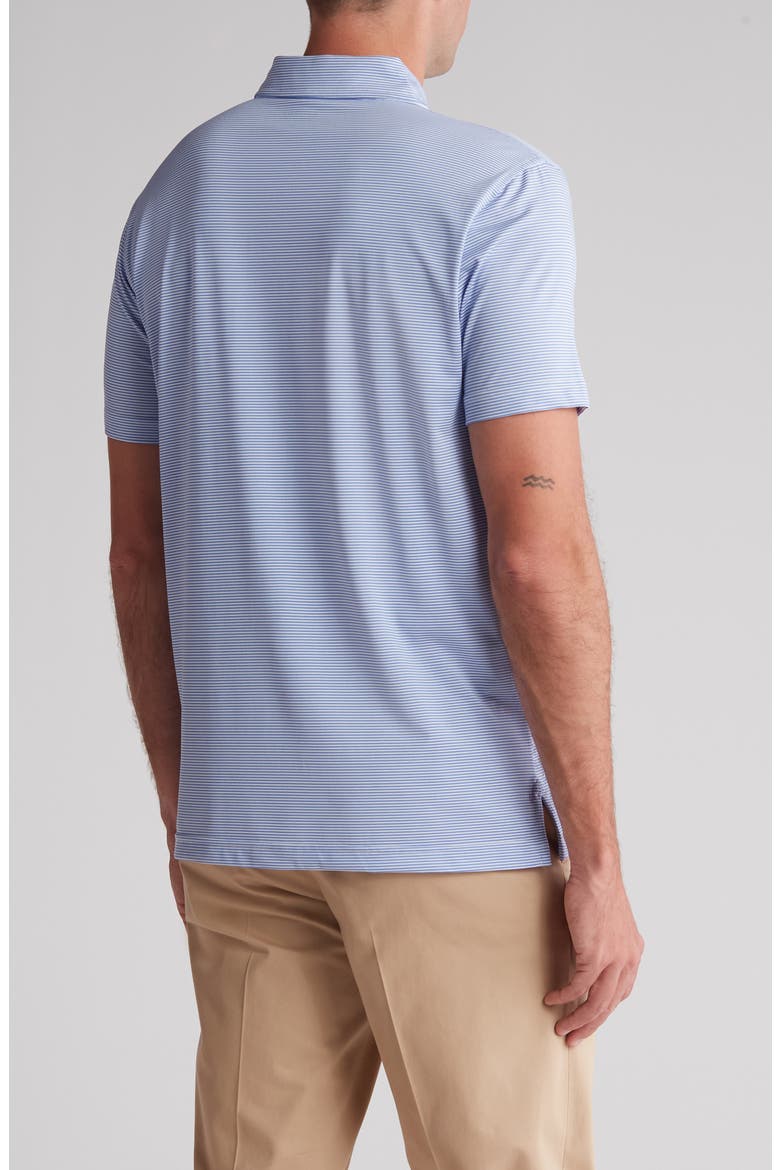 Stripe Performance Golf Polo, Alternate, color, BLUE