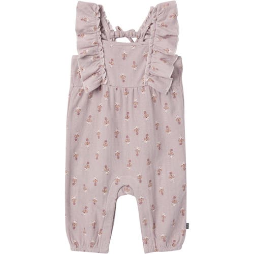 Modern Moments™ By Gerber Ruffles Long Romper In Light Lilac Stamp Fleur