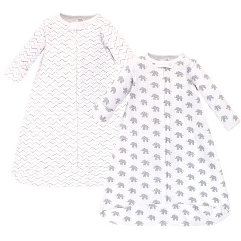 Organic-Cotton Long-Sleeve Wearable Sleeping Bag, Sack, Blanket (Baby)