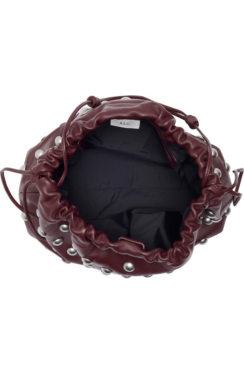 A.L.C. Arlo Studded Handbag, Alternate, color, Deep Plum