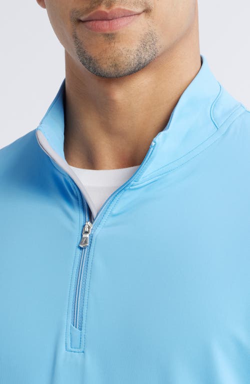 Johnnie-o Motion Performance Quarter Zip In Maliblu
