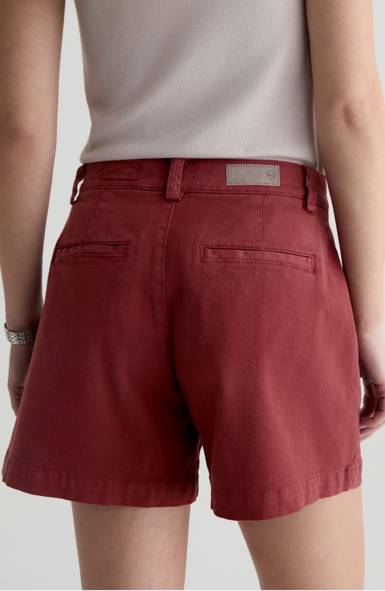 AG Jude Stretch Twill Shorts, Alternate, color, Adobe Clay