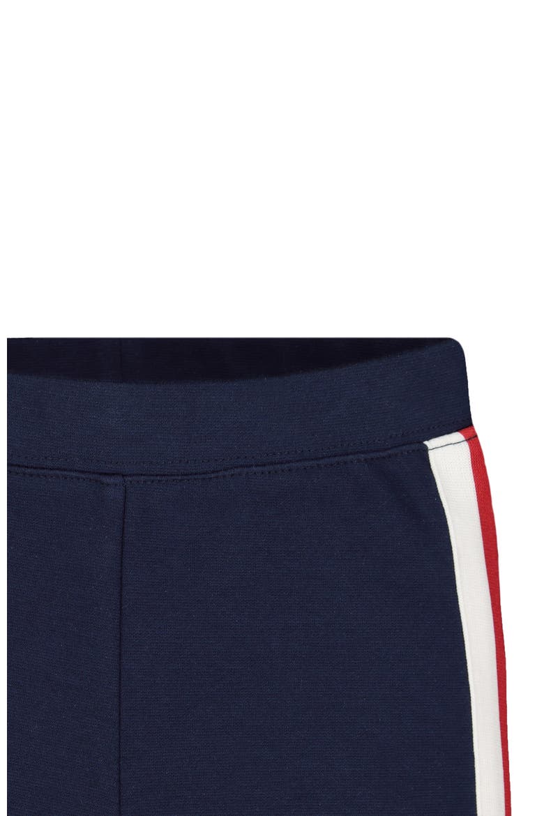 Baby Girls' Ponte Pant with Side Stripe, Infant, Alternate, color, Navy With Red and White Stripe