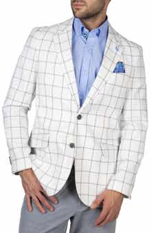 TailorByrd Textured Windowpant Sportcoat